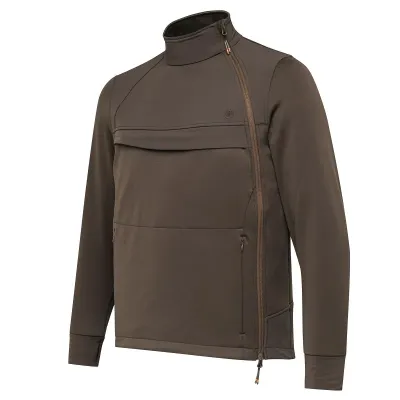 BinoStash Anorak Fleece bunda - Brown Bark