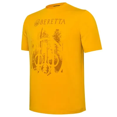 Outline tričko - Saffron Yellow