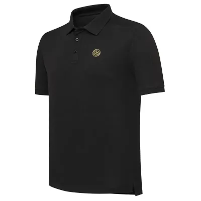 Gold Inlay Polo tričko - Black