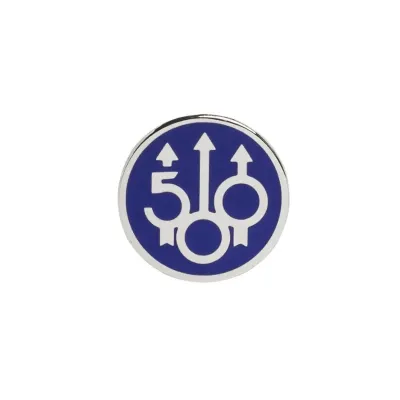 500 years odznak Beretta - Blue & Silver