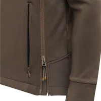 BinoStash Anorak Fleece bunda - Brown Bark