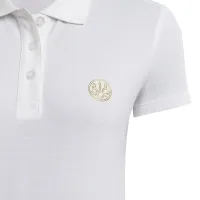 Gold Inlay dámske polo tričko - Bright White