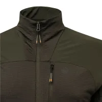 Kruma GridTech Fleece mikina - Green Moss