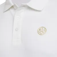 Gold Inlay Polo tričko - White