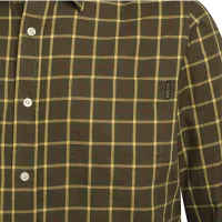 Bryggen košeľa - Brown and Yellow Check