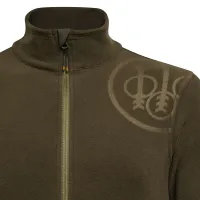 HP Logo Half Zip Fleece mikina - Green Moss