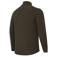 HP Logo Half Zip Fleece mikina - Brown Bark