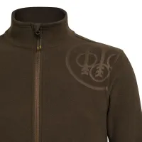 HP Logo Half Zip Fleece mikina - Brown Bark