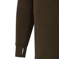 HP Logo Half Zip Fleece mikina - Brown Bark