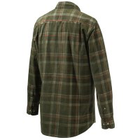 Manchester Corduroy košela - Green & Orange Check