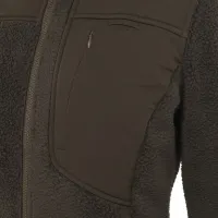 Halifax Sherpa Fleece dámska bunda - Brown Bark