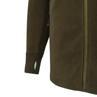 HP Logo Full Zip Fleece mikina - Green Moss