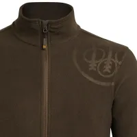 HP Logo Full Zip Fleece mikina - Green Moss