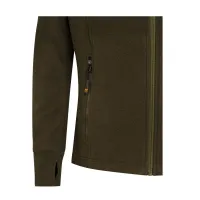 HP Logo Full Zip Fleece dámska mikina - Green Moss