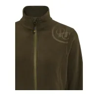 HP Logo Full Zip Fleece dámska mikina - Green Moss